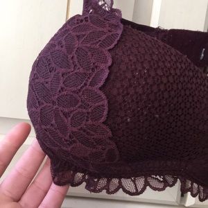 Plum aerie bra